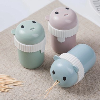 HCM - Hủ đựng tăm hình thú gam pastel tối dễ thương
