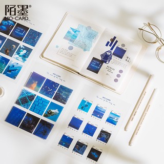 Sticker ảnh 3 tấm MOOD SERIES nông trại mây trang trí sổ, album, nhật ký, lưu bút, bullet journal