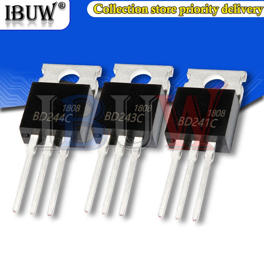 10 CÁI BD241C BD243C BD244C TO220F TO-220F BD241 BD243 BD244 Transistor