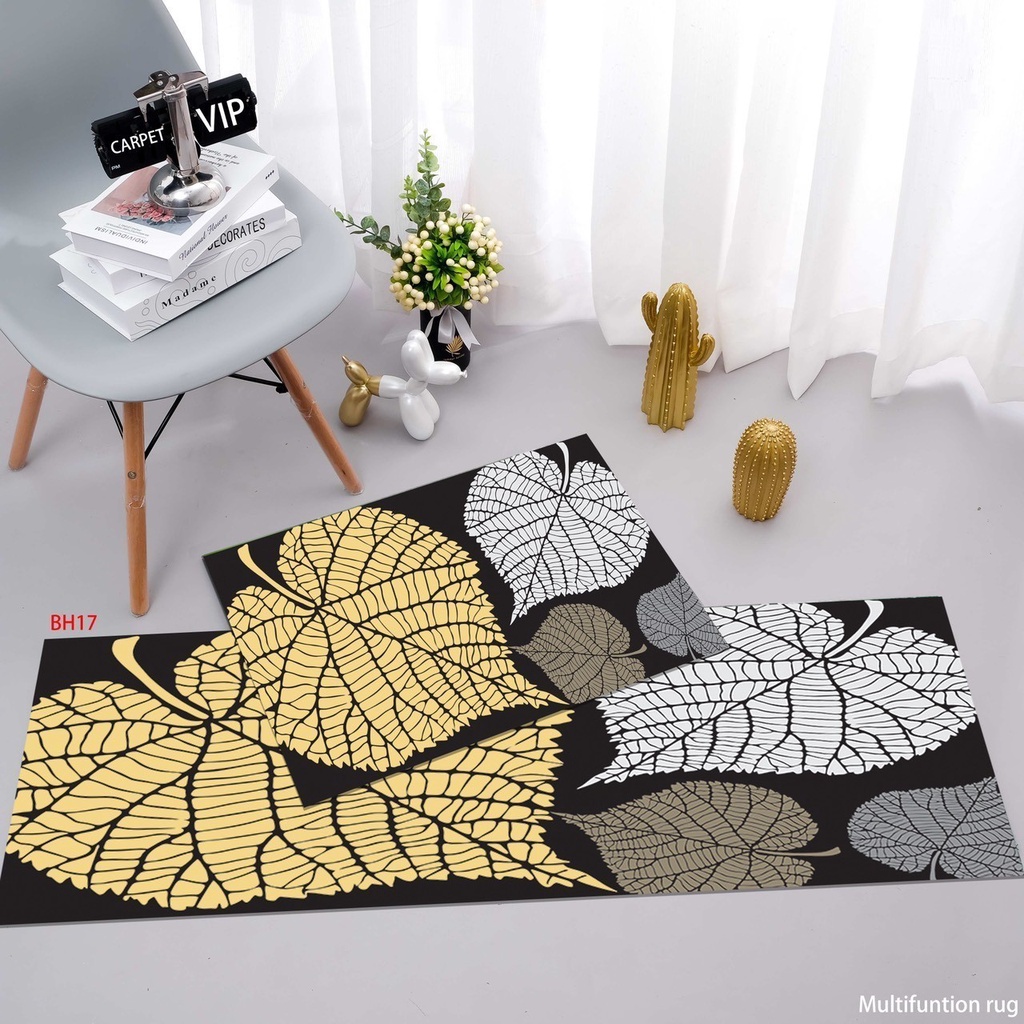 (HCM) Com Bo Bộ Thảm Bếp -Album Hoa Đẹp 3 - Thảm Lau Chân Dài Chùi Chân Chất Liệu Bali 3D Chống Trơn Trượt Siêu Thấm Hút