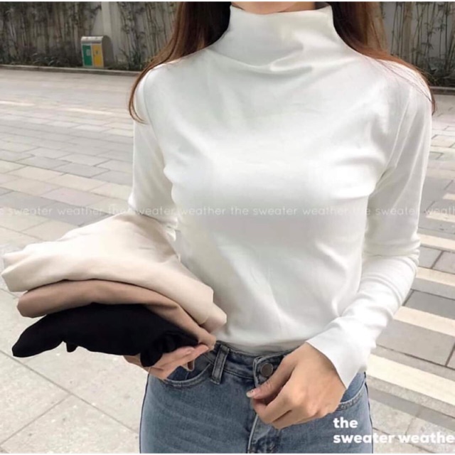 Áo pull cổ 3p