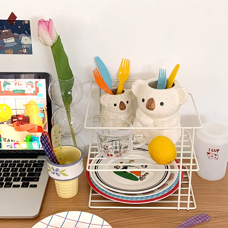 Lọ Đựng Cọ Trang Điểm Hình Gấu Koala Dễ Thương