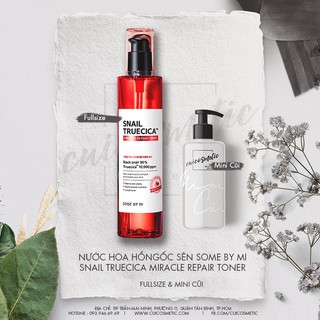NƯỚC HOA HỒNG ỐC SÊN SOME BY MI SNAIL TRUECICA REPAIR TONER