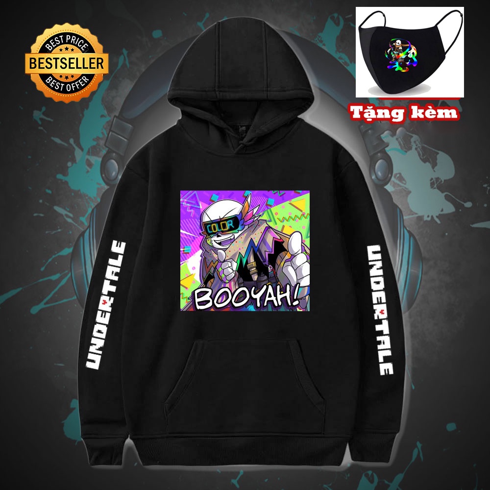 💥Áo Sans 🎁 BST 10 Mẫu Áo Hoodie Sans Undertale - áo thun khẩu trang in hình sans sieu chất 💖