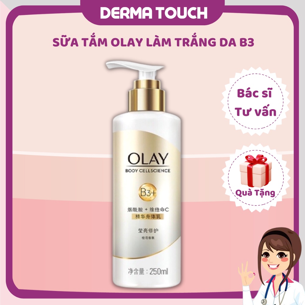 Olay sữa tắm làm sạch và làm sáng da Vitamin B3 + C + Niacinamide Olay Hàng NĐ Trung - Dược Mỹ phẩm Derma Touch