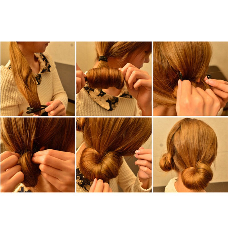 Dụng Cụ Búi Tóc Hình Bánh Donut