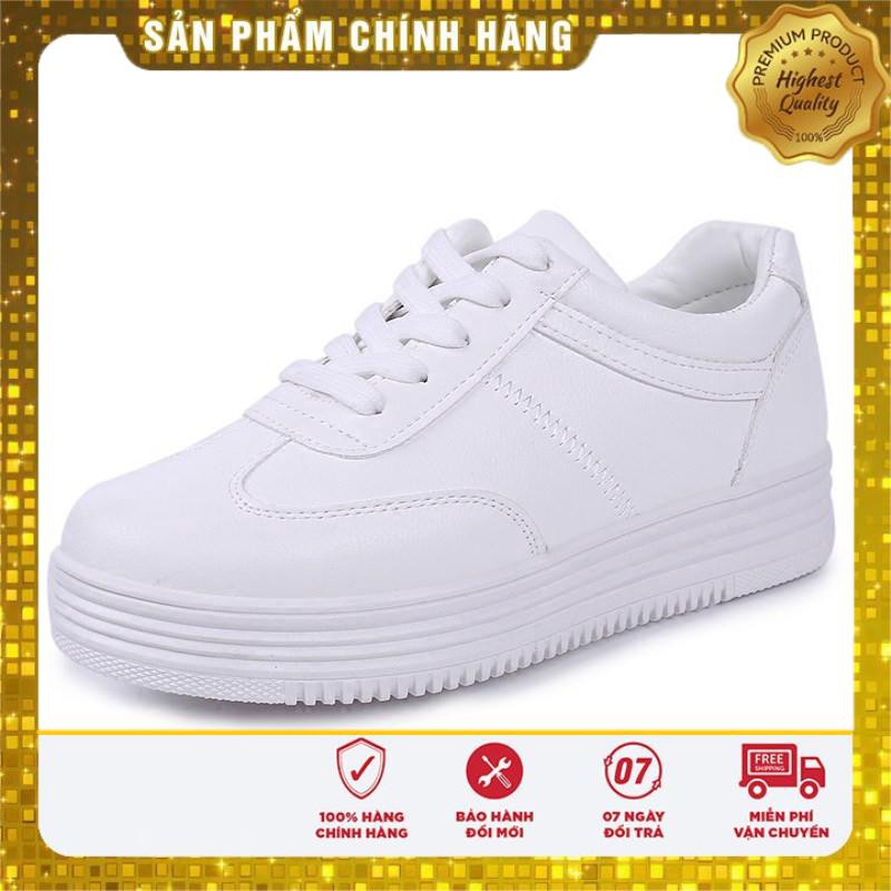 Giày Thể Thao Nữ Sneaker Màu Trắng Choose Tăng Chiều Cao Cho Học Sinh GK9K2