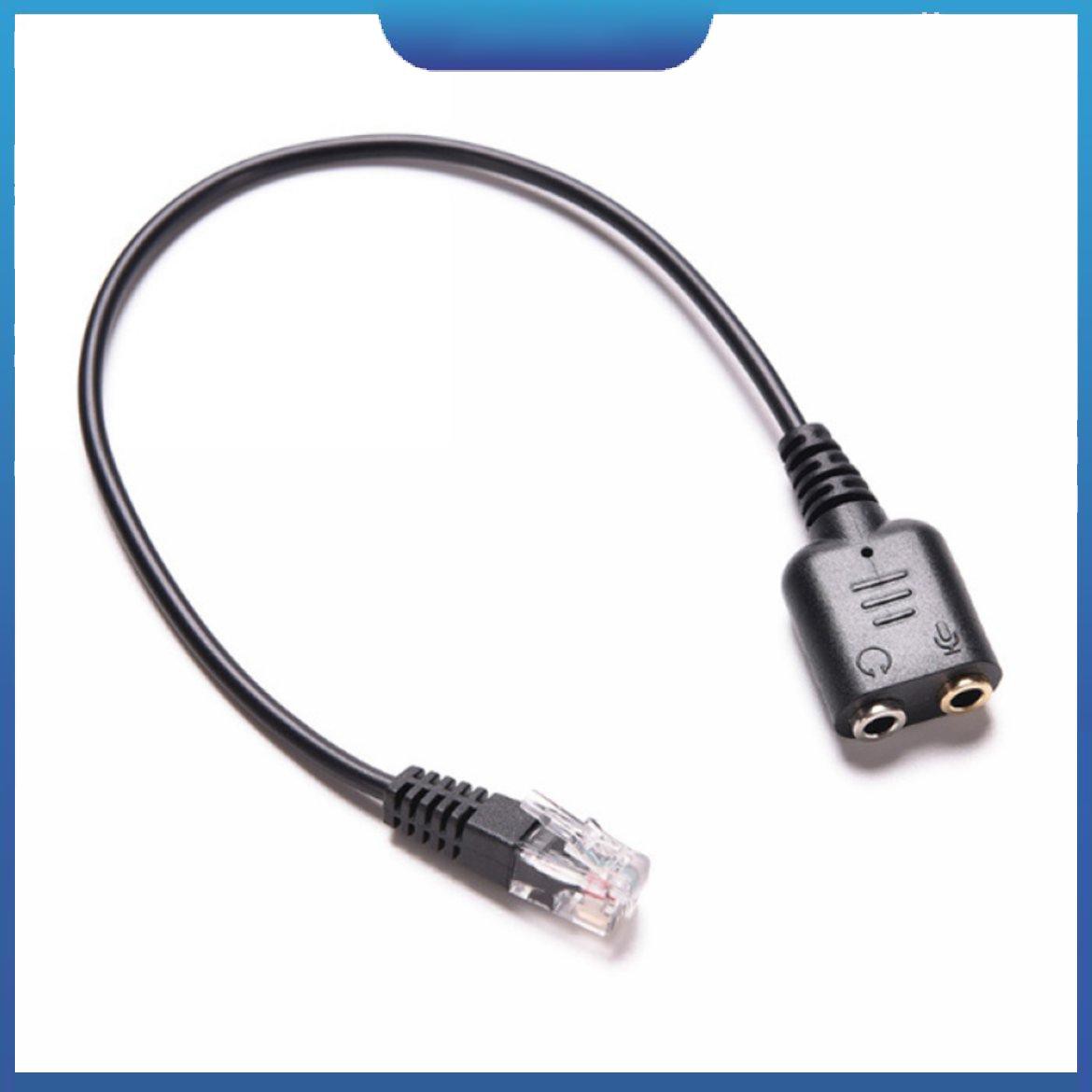 Đầu Chuyển Đổi 8in 2 / 3.5mm Sang Rj9 / Rj10 Pc Mic / Tai Nghe Cho Điện Thoại 2-9