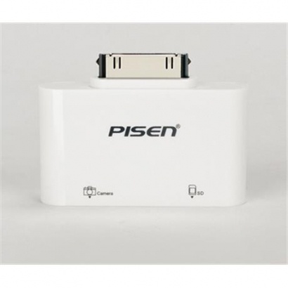 OTG Iphone 4 ra 2in1 (USB/ đọc thẻ SD) TS-E049/051 IPad IOS 5.0.1 Pisen