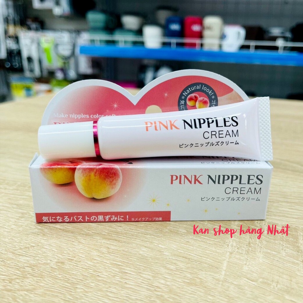 Kem làm hồng nhũ hoa Pink Nipples Cream 20g Nhật Bản | 4589505171591 | Kan shop hàng Nhật