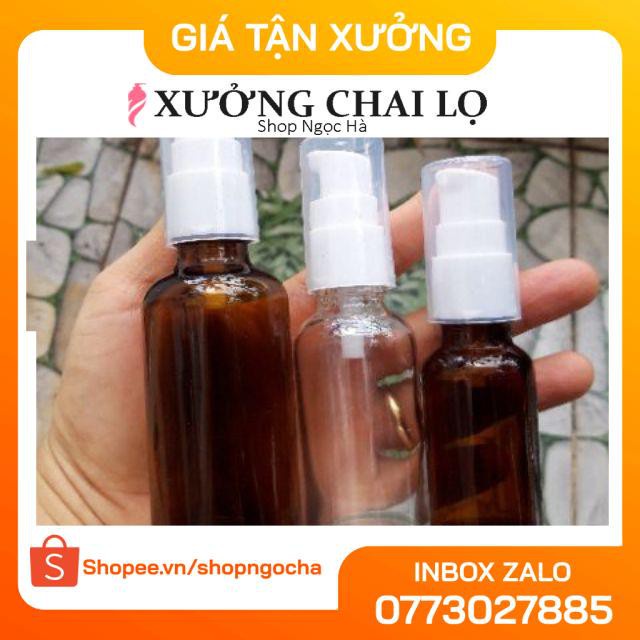 Chai Chiết Mĩ Phẩm ❤ GIÁ TỐT NHẤT ❤ Chai thủy tinh xịt giọt 5ml,10ml chiết mỹ phẩm, dầu gội, sữa tắm, serum .