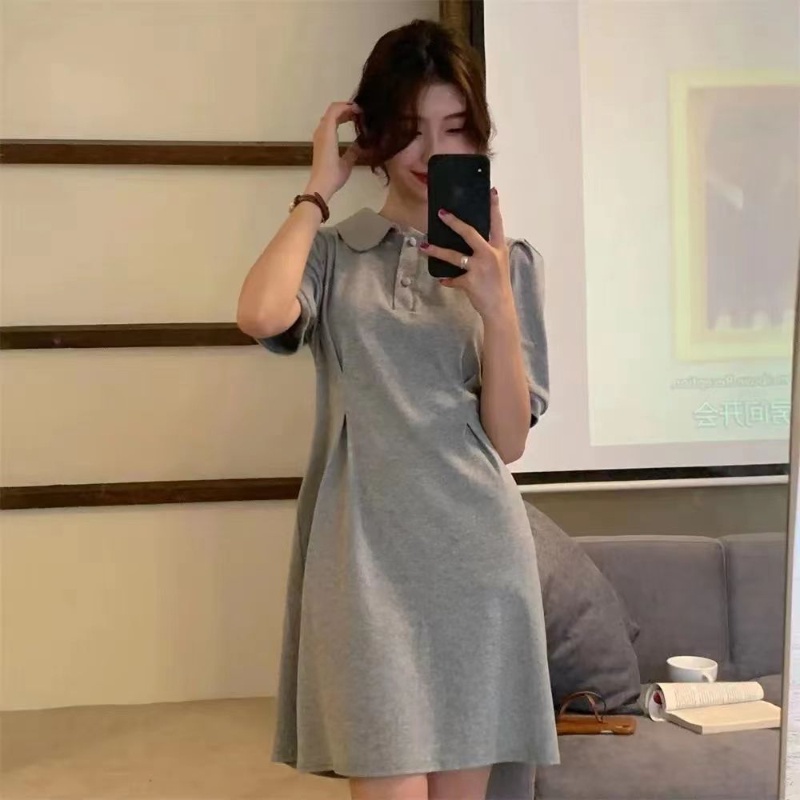Đầm Perty tay phồng ôm eo phong cách Hàn Quốc thời trang mùa hè mới cho nữ