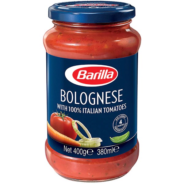 Sốt cà chua thịt Bolognese hiệu Barilla 200g/400g