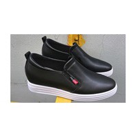 Giày Slipon độn đế 2 màu đen và trắng sneaker nữ có video ảnh thật | BigBuy360 - bigbuy360.vn