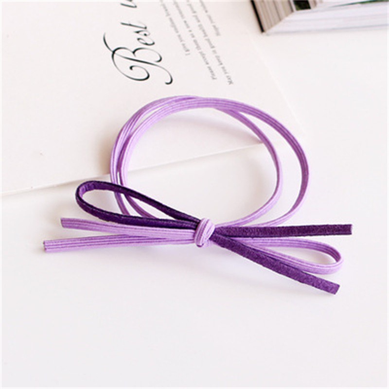 Dây Buộc Tóc Cao Su Co Giãn Thắt Nơ Xinh Xắn