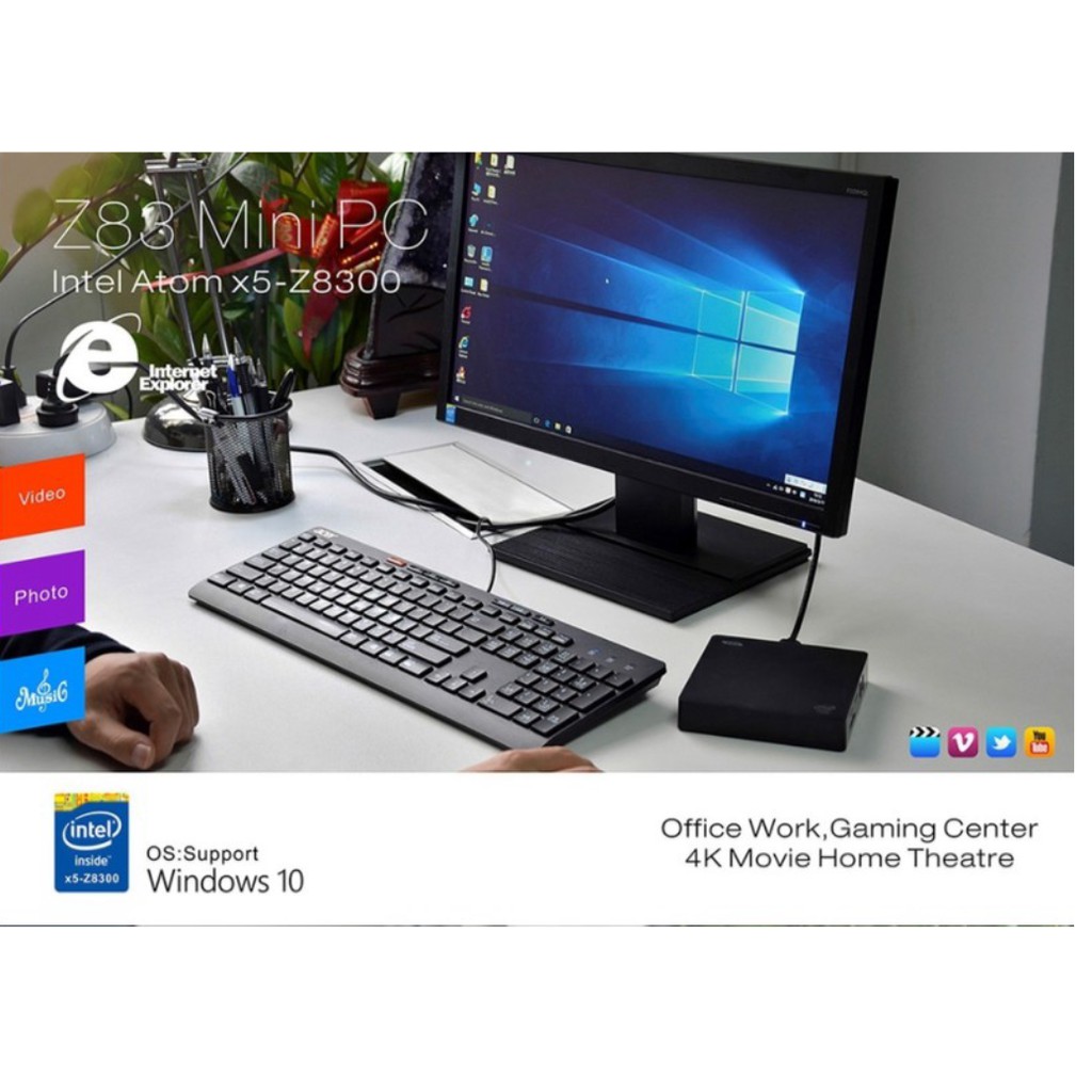 Máy tính để bàn mini Intel Z8350 Ram 2G  | BigBuy360 - bigbuy360.vn