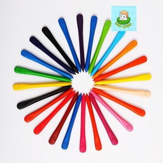 Đồ chơi trẻ em bút màu sáp cho bé bộ 12 và 24 bút, màu hữu cơ tự nhiên an toàn - Orikids