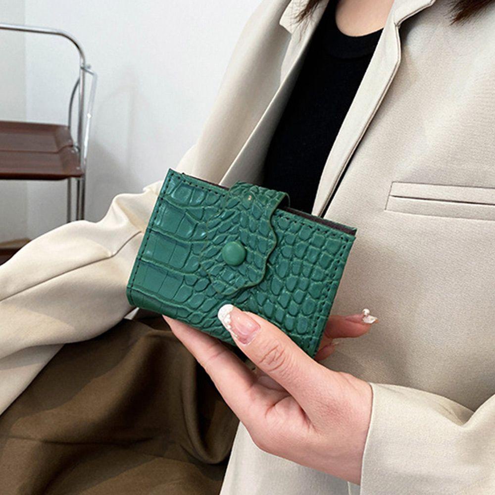 Ví Da PU Nhỏ Xinh Đựng Thẻ Đa Năng Thời Trang