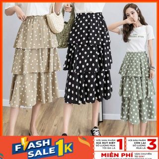 Chân váy tầng bigsize hàng chuẩn đẹp