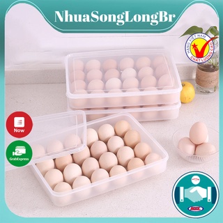 Hộp Đựng Trứng 24 Quả Có Nắp Đậy Song Long 2795 siêu tiện lợi,tiết kiệm không gian_Buôn rẻ 00313
