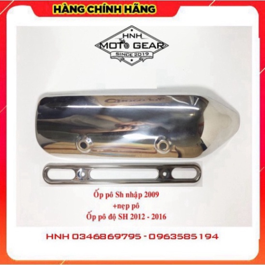 Ốp Pô Inox Nhập Độ SH 2012 - 2016