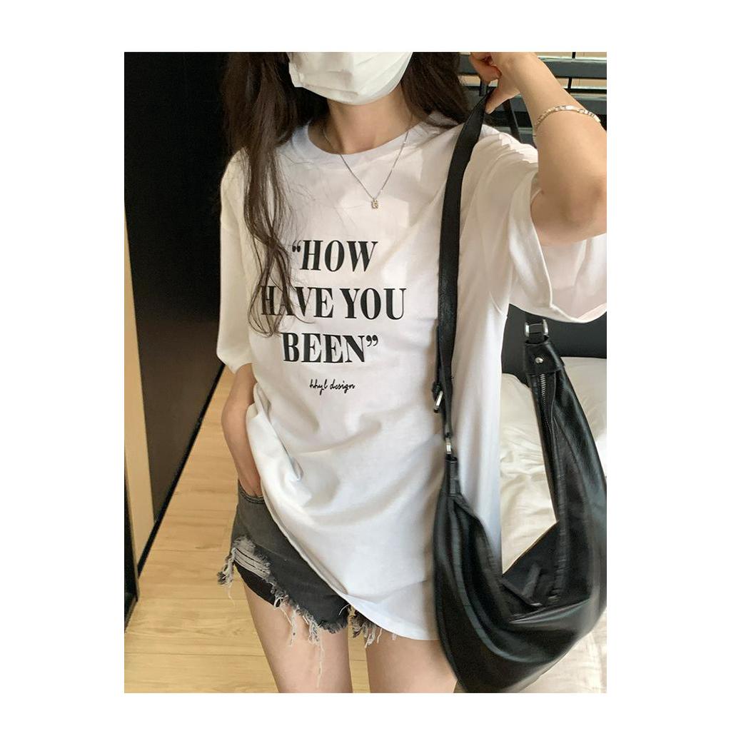 Áo Thun Nữ Ngắn Tay In Chữ Phong Cách Mới Mùa Hè 62942