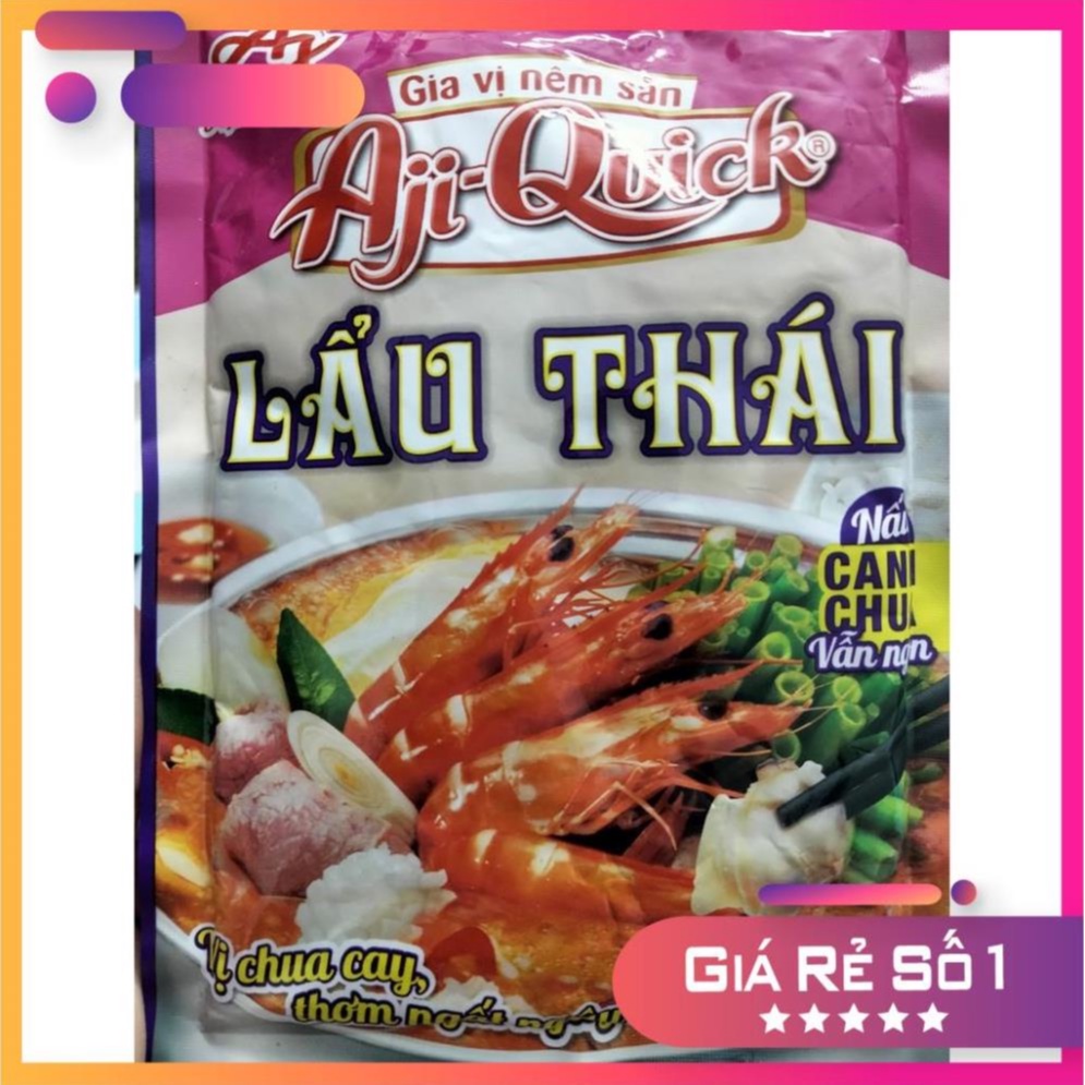 Gia vị nấu lẩu Thái Aji-Quick, gói 50g (date luôn mới), NGỌC HIỂN FOODY