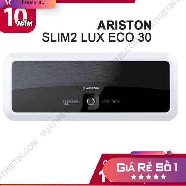 [30L] Ariston SLIM2 LUX ECO 30 Lít – Bình Nóng Lạnh Gián Tiếp - SL2 30 LUX ECO-MÁY NƯỚC NÓNG