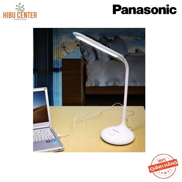 Đèn Bàn LED Panasonic 4.5W – Ánh Sáng Trung Tính 5000K – Màu Trắng/ Đen/ Hồng. Hàng Chính Hãng – HIBUCENTER