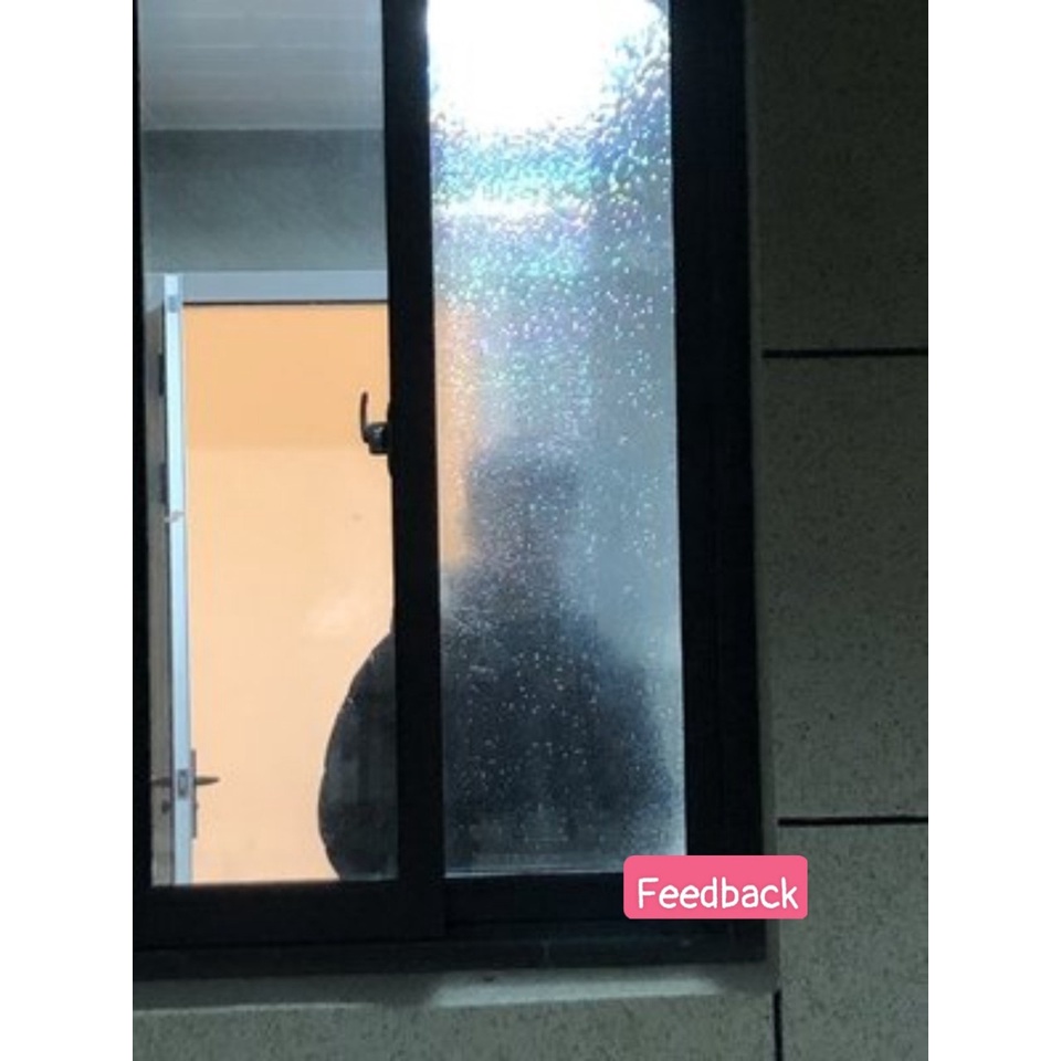 HC218 Decal dán kính cửa sổ ban công phòng ngủ tạo màu đẹp khi gặp ánh sáng nhiều màu chống nhìn trộm chắn ánh sáng mạnh
