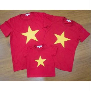 Áo cờ đỏ sao vàng chất đẹp đủ size