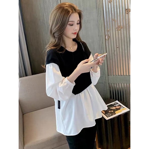 Áo bầu thu đông công sở thời trang style Hàn Quốc( kèm ảnh thật và video)