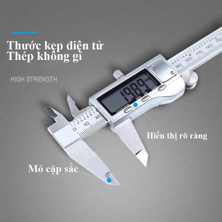 Thước Kẹp Điện Tử 150mm Syntek Màn Hình LCD Rõ Nét Chính Hãng