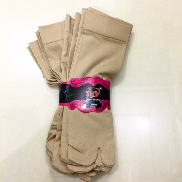 Combo 10 Đôi Tất Nữ xỏ ngón chống nắng, Tất Cổ Cao Da Chân Vải cotton dày dặn, mềm mịn cực êm chân