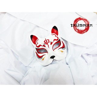[100% vẽ tay thủ công]  Mặt nạ cáo vẽ_30 (Mask fox-cosplay) TALISMAN