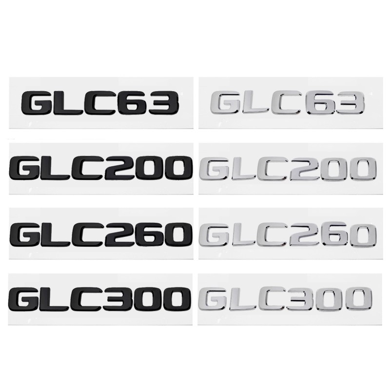 Miếng Dán Trang Trí Xe Ô Tô Mercedes Benz Glc63 Glc200 Glc260 Glc300