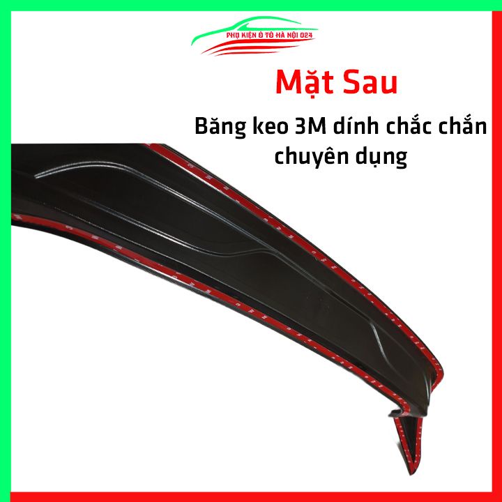 Ốp chống trầy cốp ngoài nhựa đen Vios 2014 2015 2016 2017 hàng loại 1 dán cốp sau chống xước trang trí xe