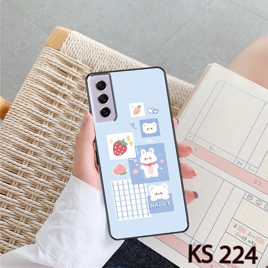 Ốp lưng Samsung S21 - S21 FE  - S21 PLUS - S21 ULTRA in hình thỏ con siêu đáng yêu_KINGSTORE.HN_Ốp SS