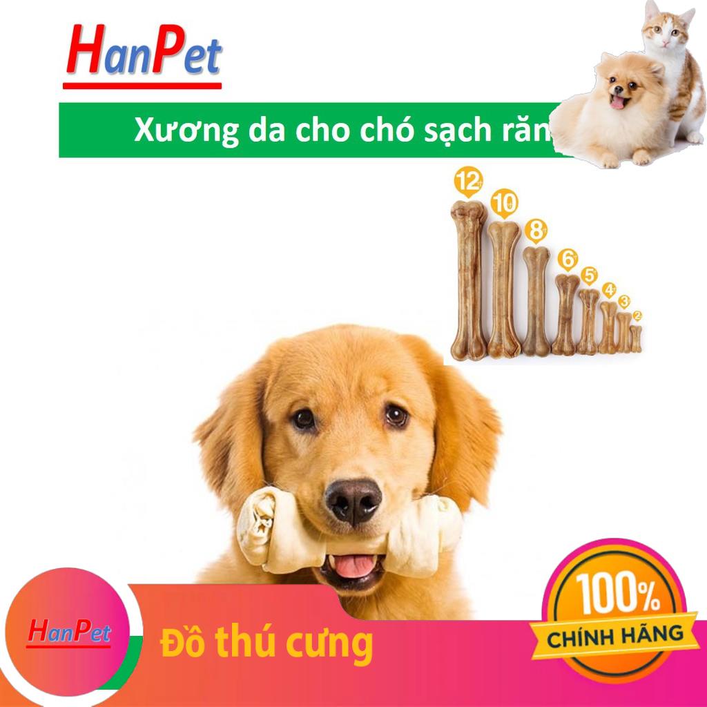 HCM-(Nhiều loại) Xương da cho chó gặm đồ ăn cho chó dạng bánh thưởng thích hợp cho chó ngứa răng sạch răng chó