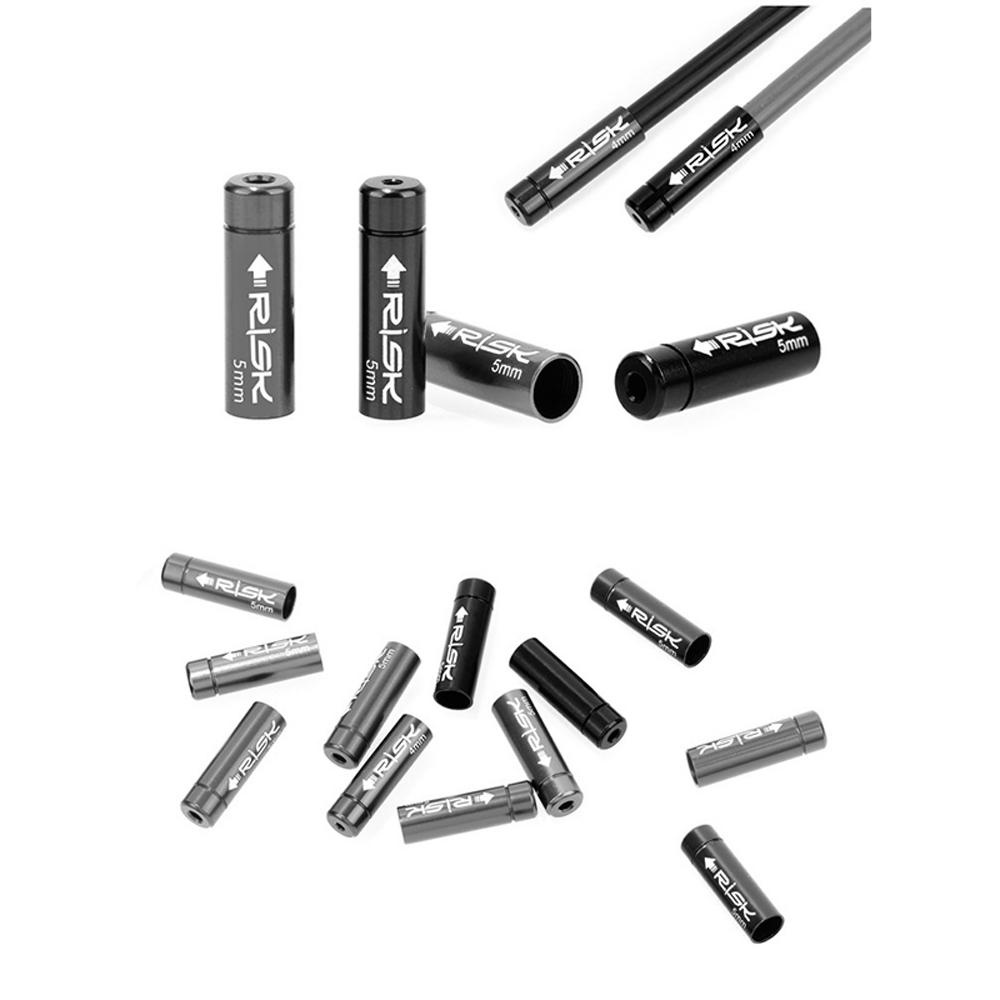 Set 10 Nắp Đậy Dây Phanh Xe Hơi Bằng Hợp Kim Nhôm Chống Bụi 4mm / 5mm