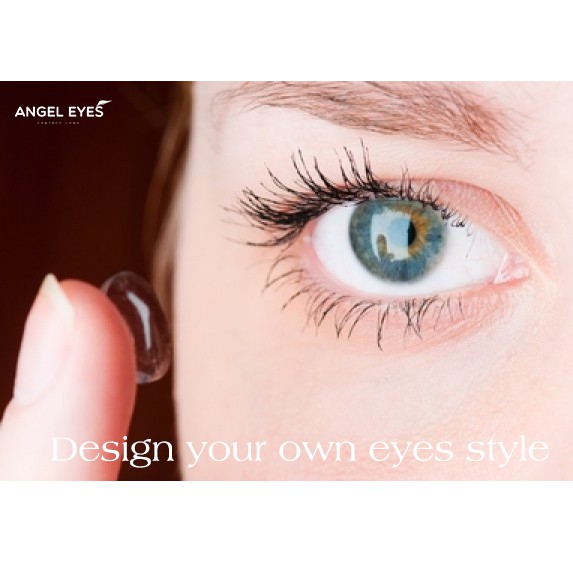 Lens trong suốt cận Angel Eyes cho mắt nhạy cảm có độ cận từ 0 đến 15 độ