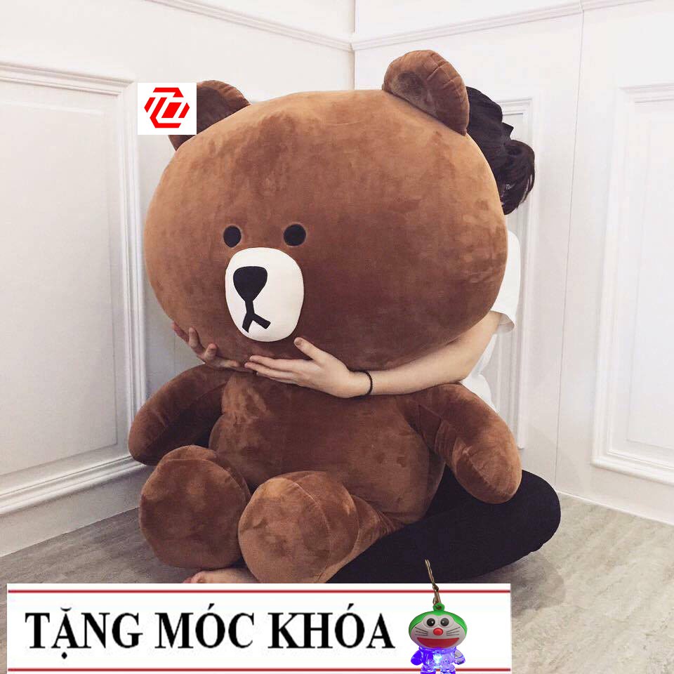 Gấu bông Brown cao cấp khổ vải 1m4 hàng VNXK