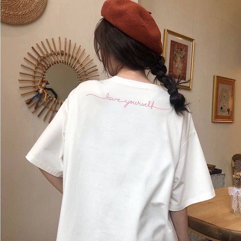 Áo thun Chinchan - Banderol Tee 5 Màu form rộng tay lỡ unisex nam nữ