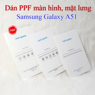 Miếng PPF dán màn hình, mặt lưng Samsung A51 cao cấp