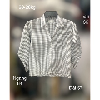 Áo Sơmi bé trai Size lớn