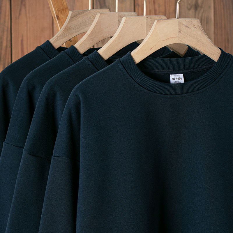 Áo Sweater Basic Chất Nỉ Cotton Cao Cấp - 2 Màu | BigBuy360 - bigbuy360.vn