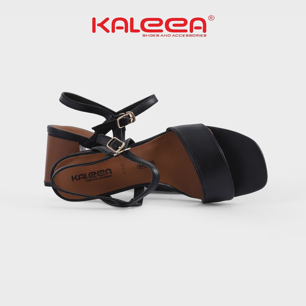 Sandal Nữ KALEEA K512 Sandal Gót Vuông Quai Mảnh Cao 5p