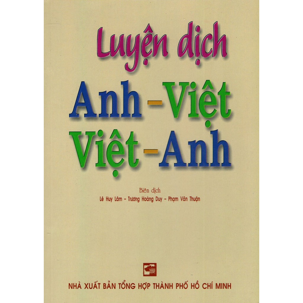 Sách - Luyện Dịch Anh - Việt Việt - Anh