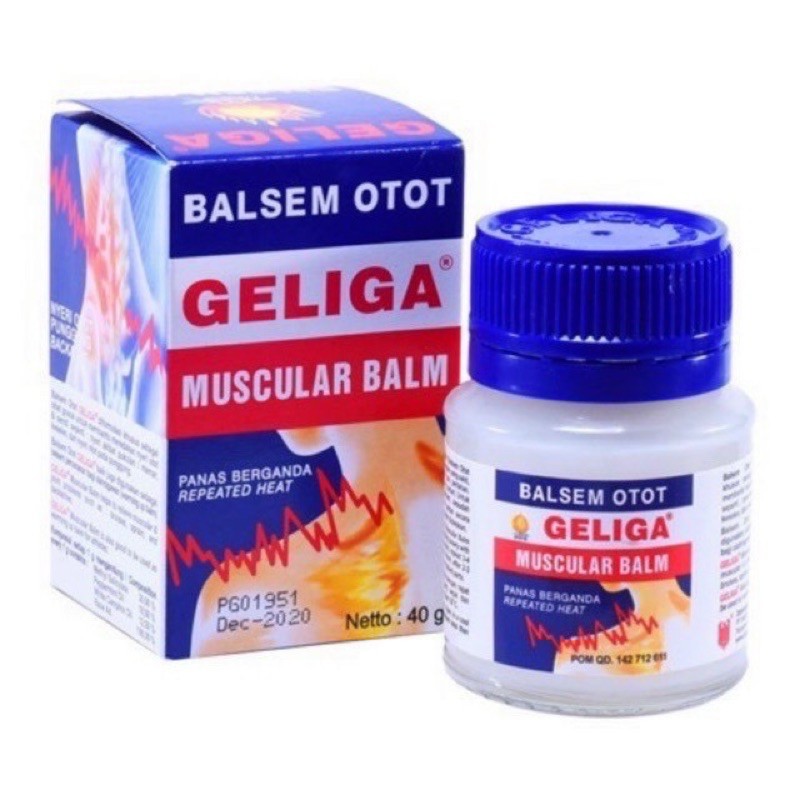 Combo 2 hộp Cao xoa bóp nóng Geliga Muscular Balm