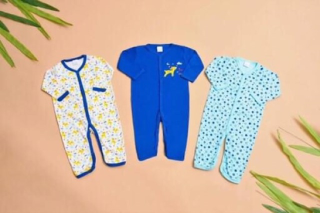 Body liền thân, body sleepsuits cho bé trai, bé gái sơ sinh 3-9kg ( không bao chân) - BD22